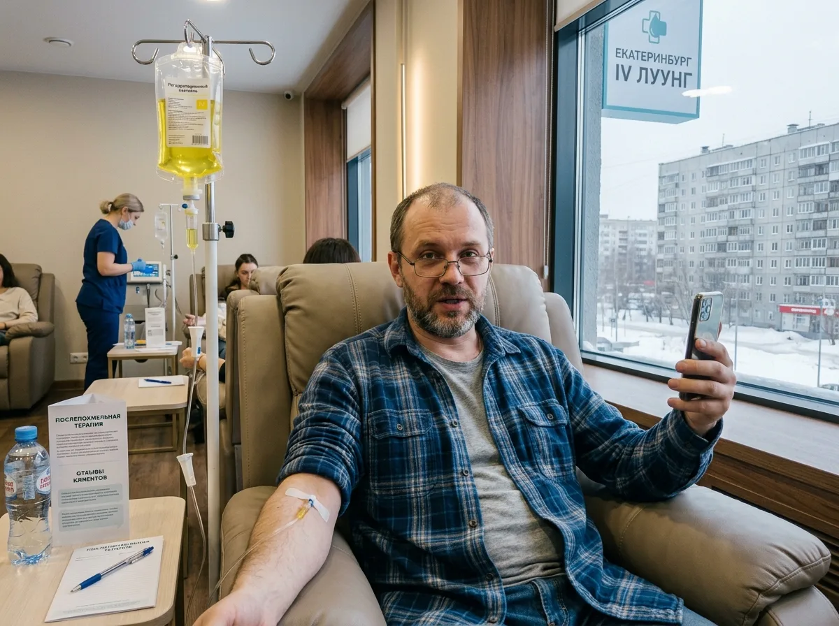 Аватар Григорий, 39 лет, пациент, отзыв о капельнице от похмелья в Екатеринбурге